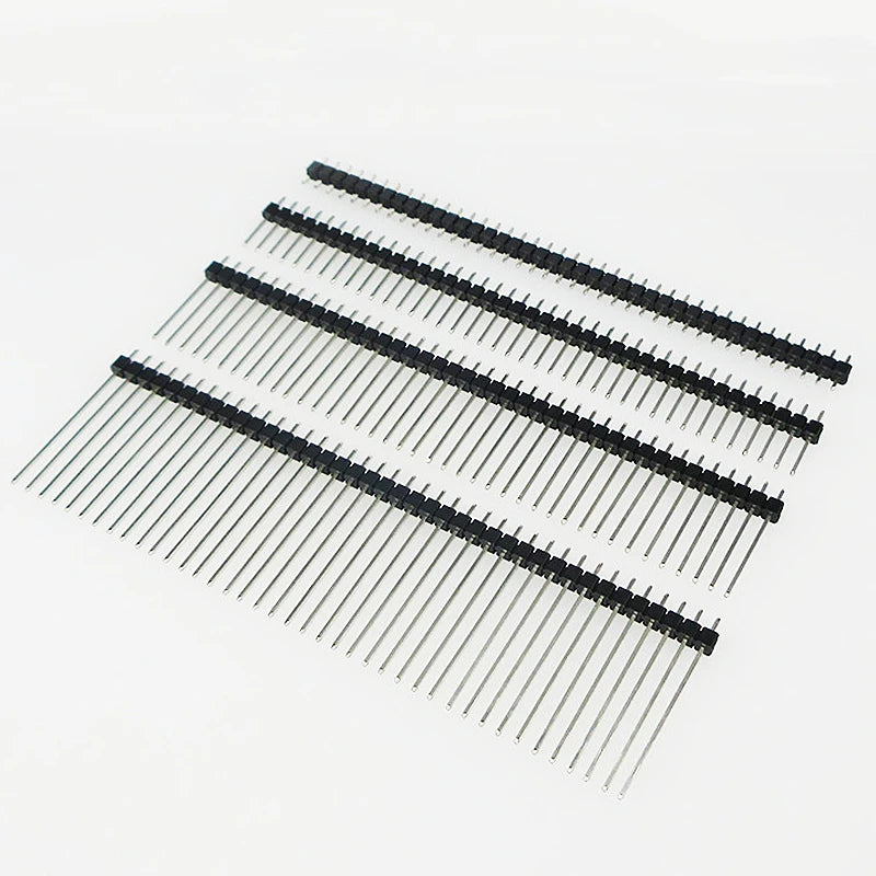 10PCS 2.54mm Single Row Male Connector PCB Board Pin Header Long 13/15/17/19/21/25mm 2p 3p 4p 5p 6p 8p 10p 15p 30p 40p Copper Peaceful Pleasures Health and Wellness