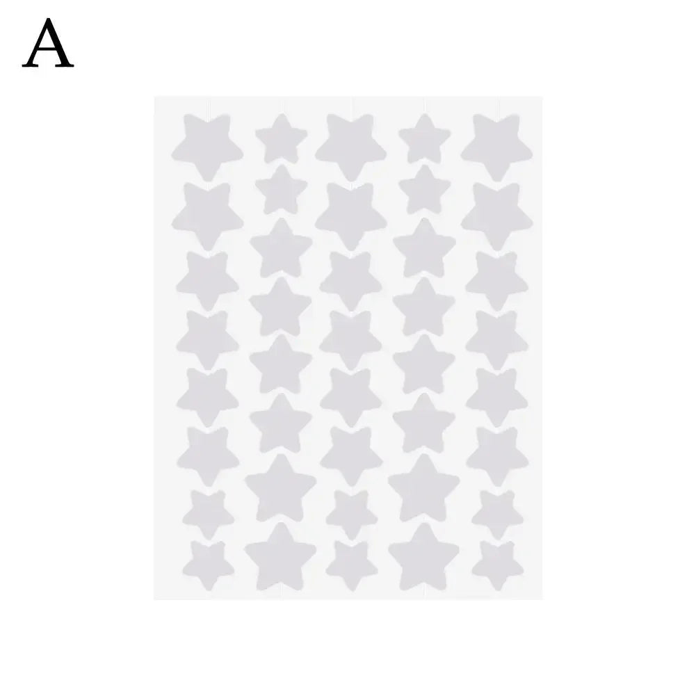 Star Pimple Patches – 40 Count Invisible Acne Cover Skincare Peaceful Pleasures Health and Wellness white