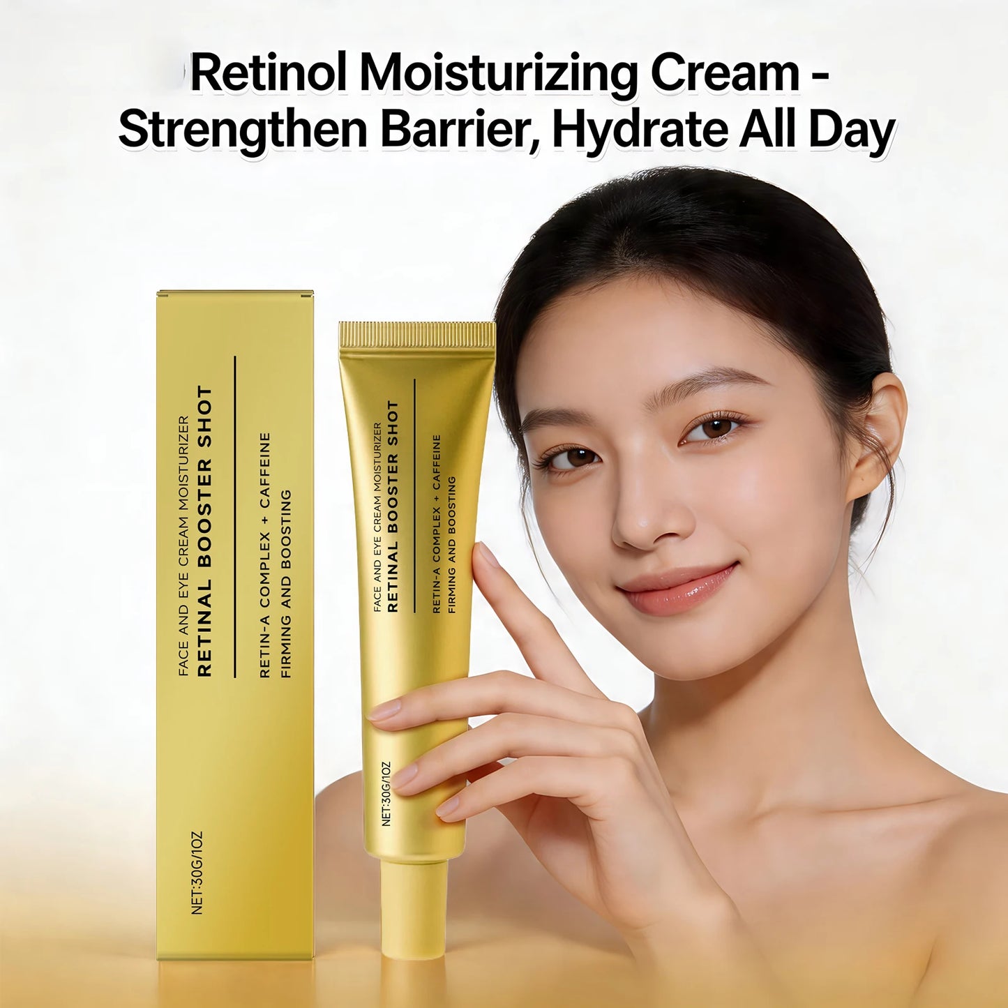 Retinol Firming Face Cream Repair Skin Barrier Hydration Improves Elasticity Lightweight Smooths Fine Lines for Daily Use Peaceful Pleasures Health and Wellness