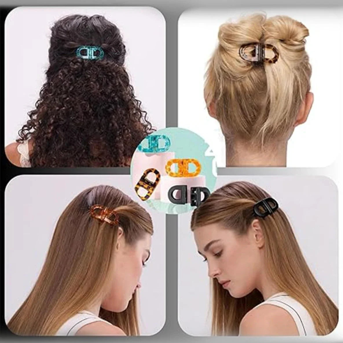 Smart Magnetic Hair Clip – Strong Hold for Fine & Thick Hair