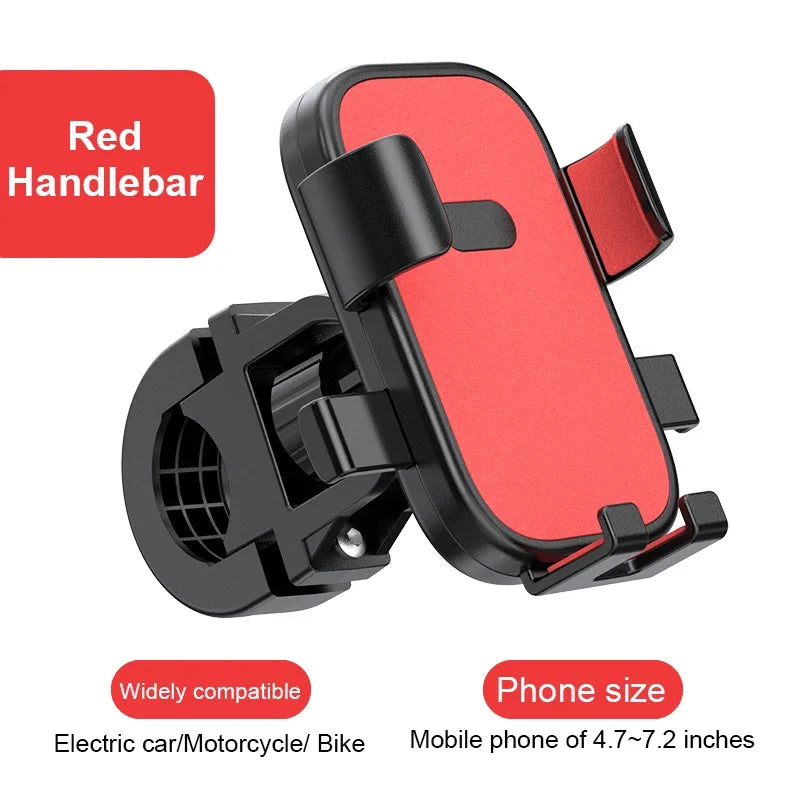 360° Rotatable Bike Phone Mount – Anti-Slip, 4.7–7.2"