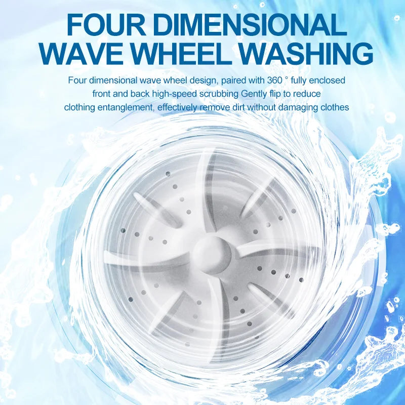 Portable Mini Washing Machine USB Wireless Laundry Cup | URGGU