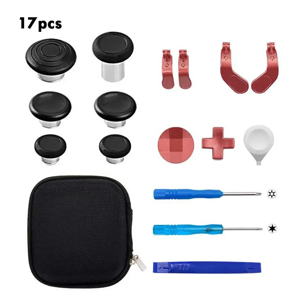 DIY Kit For Xbox One Elite Series 2 Wireless Controller Accessories - Metal D-Pad Trigger Paddles Repair set With Storage Bag Peaceful Pleasures Health and Wellness 04