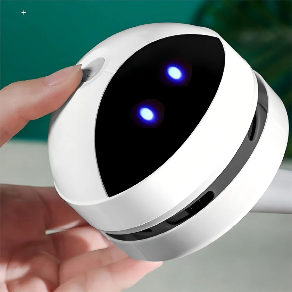 Desk Dust Vacuum with Clean Brush USB Charging for Home Office Table Sweeper Desktop Cleaner Mini Vacuum Cleaner Peaceful Pleasures Health and Wellness