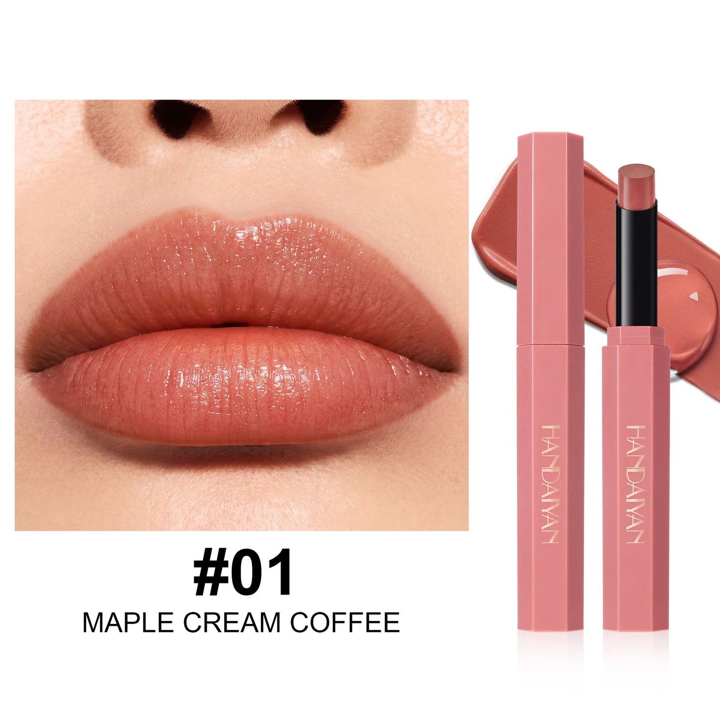 Sparkling Grapefruit Matte Lipstick – Waterproof & Moisturizing