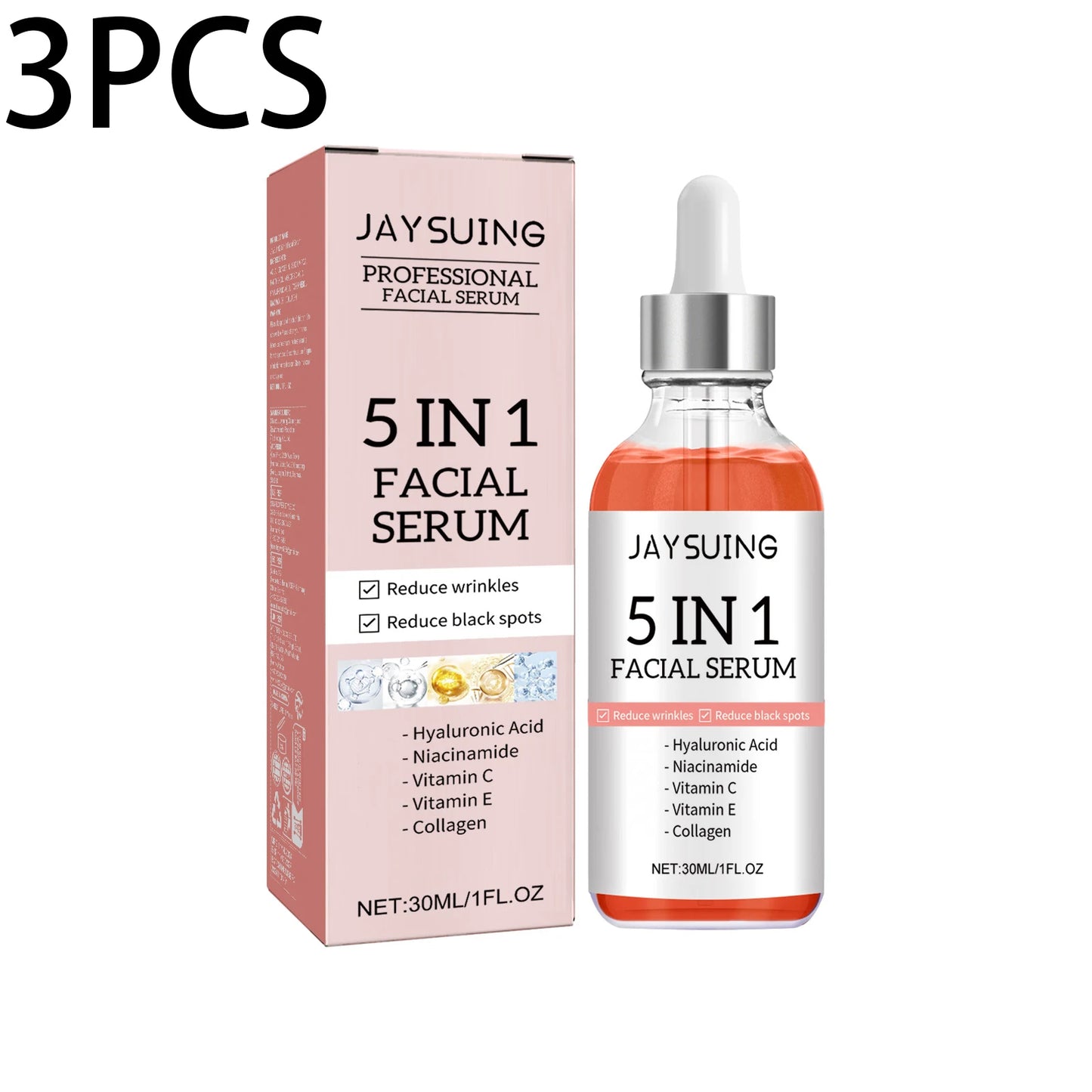 5-in-1 Hyaluronic Acid Face Serum | Vitamin C & Anti-Wrinkle