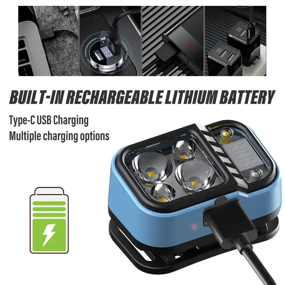 ESMARTER XPG+COB LED Headlamp – Sensor, USB-C, Waterproof