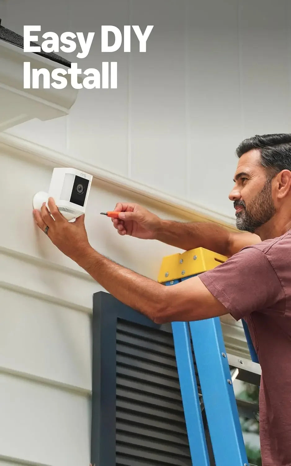Wireless Security Camera with HD Video, Two-Way Talk, Color Night Vision, and Siren for Home or Business Peaceful Pleasures Health and Wellness