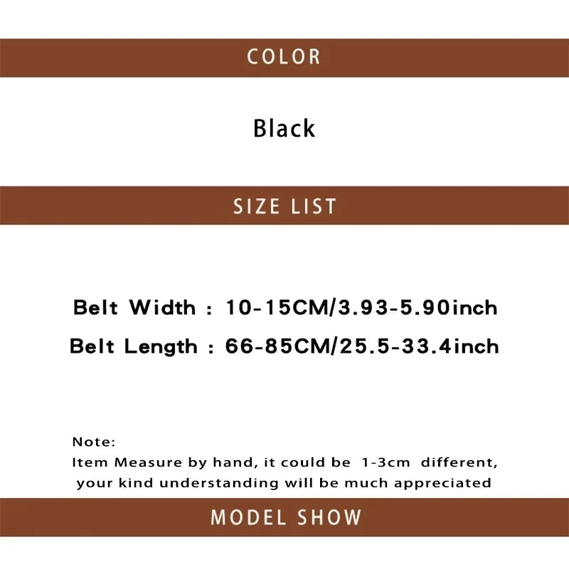 Retro Ladies's Elastic Lace Buckle Lace Corset Belts Goth Punk Dress Corset Black Belt For Women On Shirt Dress Girdle Corset Peaceful Pleasures Health and Wellness