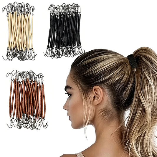 Women's Elastic Hook Ponytail Hair Ties & Bungee Bands Elastic Hair Ties Peaceful Pleasures Health and Wellness