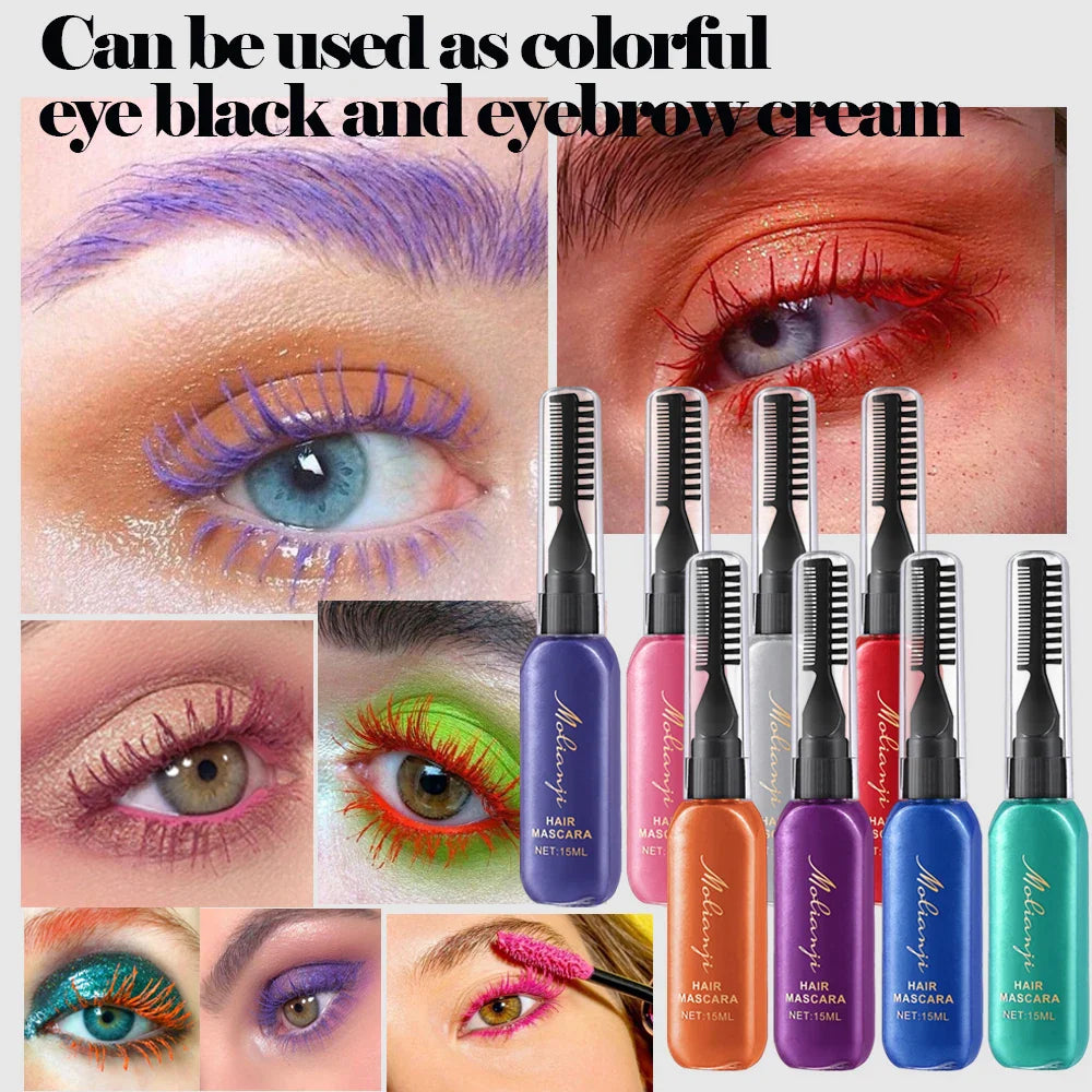 Multi-Color Hair & Eyelash Dye – Long-Lasting Trendy Shades