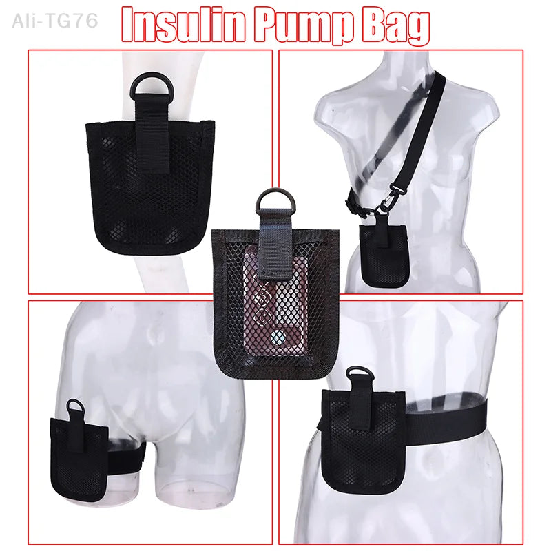 Insulin Pump Carry Bag – Waist & Armband Holder | 5 Wear Options