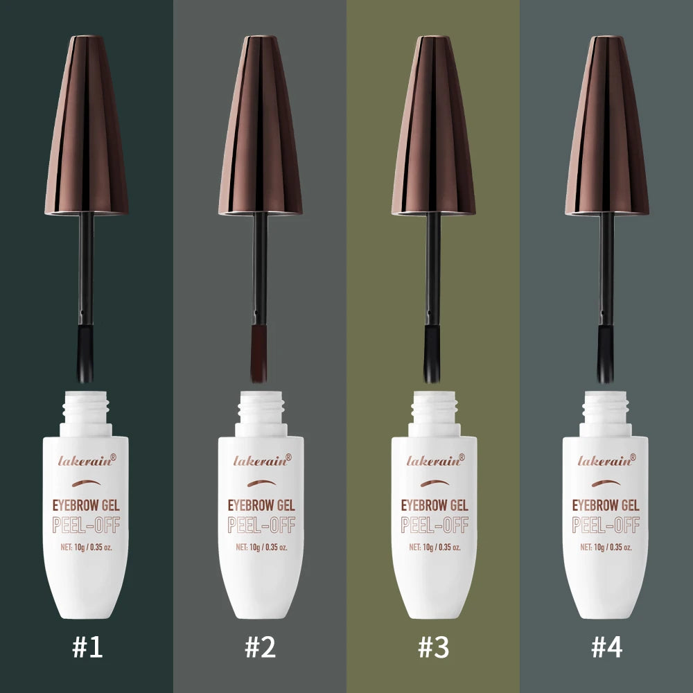 Waterproof Peel Off Eyebrow Gel Tint Semi Permanent Tattoo Brow Tint Transfer-proof, For Fuller & Defined Looking Brows Makeup Peaceful Pleasures Health and Wellness