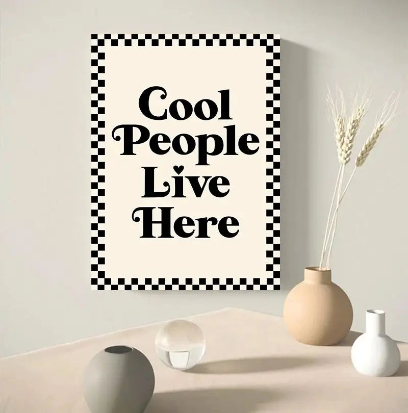 Ciao Bella Quote Canvas Print | Minimalist Wall Art Decor Canvas Wall Art Print Peaceful Pleasures Health and Wellness