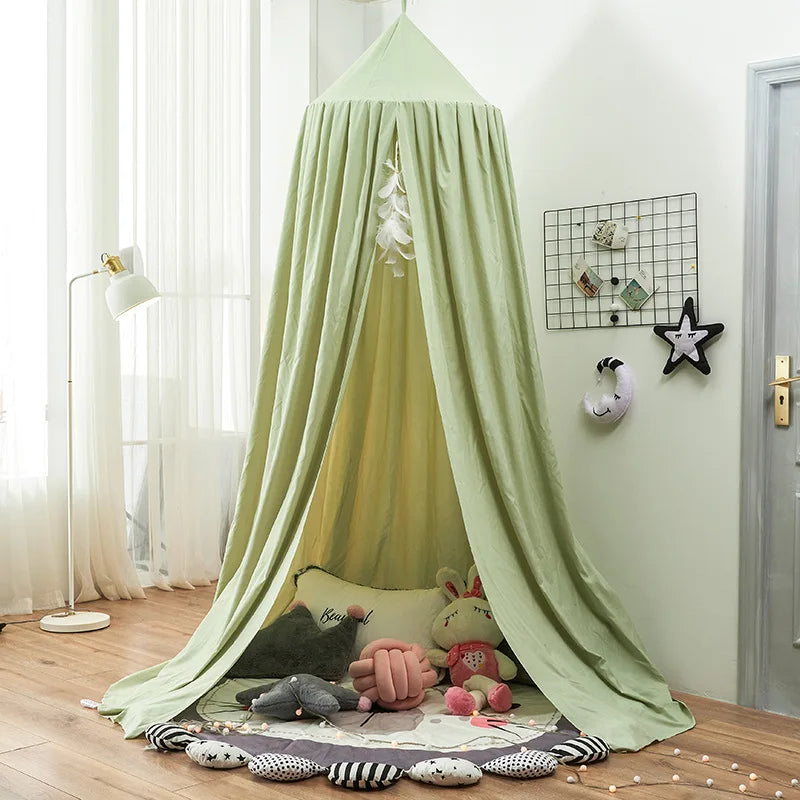 Kids Dome Bed Canopy Castle Play Tent & Mosquito Net