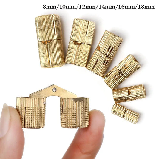Invisible Cylindrical Brass Hinge | Concealed Cabinet Door Hinge Cabinet Furniture Hinge Oasis Select