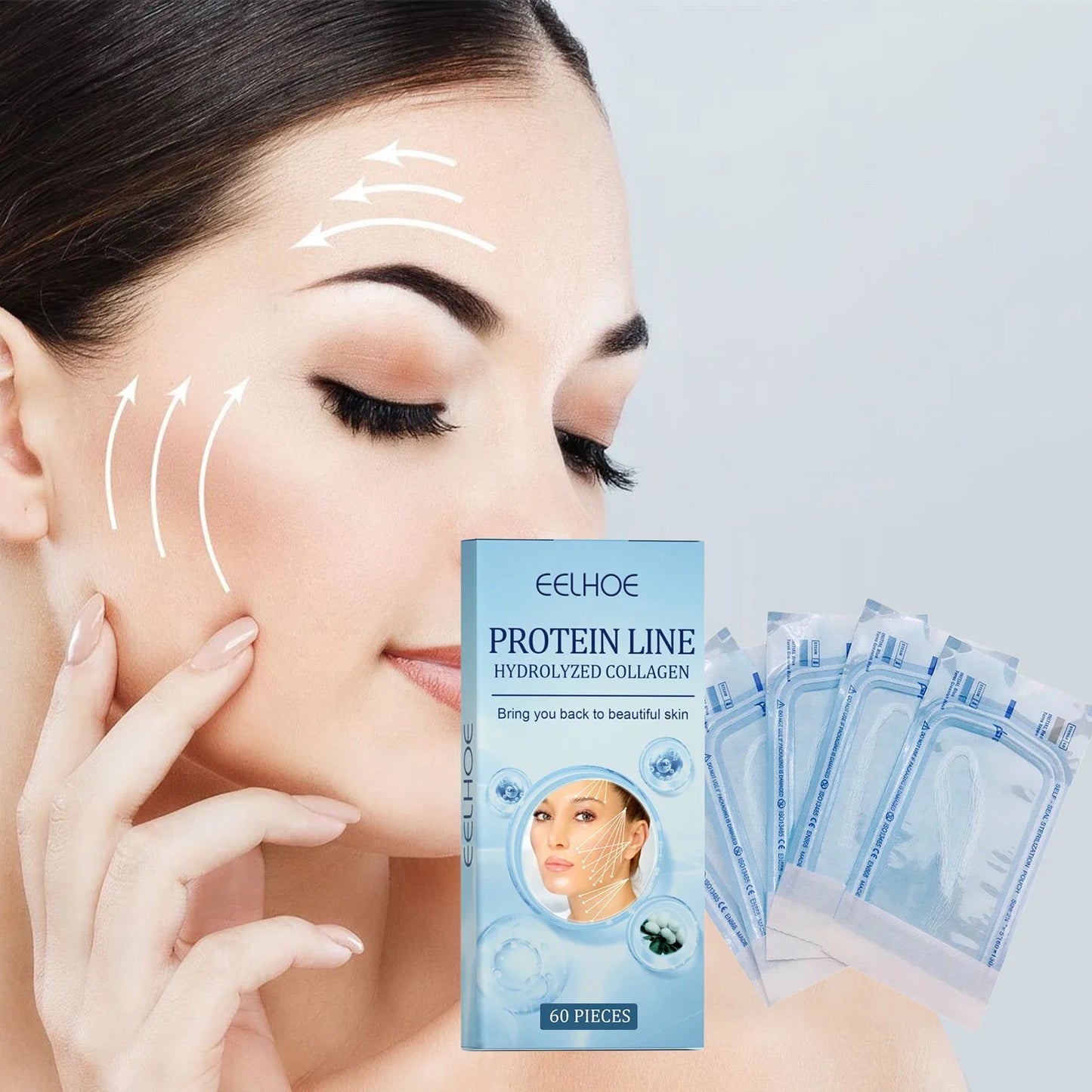 Eelhoe 60pcs Collagen Protein Thread Serum – No-Needle Filler