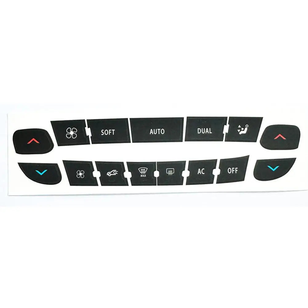 1 set Air Conditioning Control Panel Button Repair Sticker for Renault Megane/ Master/ Scen Peaceful Pleasures Health and Wellness