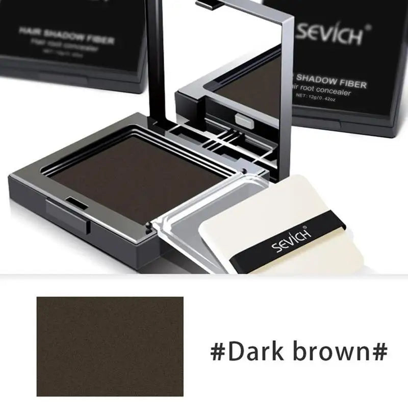 Temporary Hair Shadow Powder – Instant Hairline & Root Concealer 12g (3 Colors) Peaceful Pleasures Health and Wellness 03 dark brown