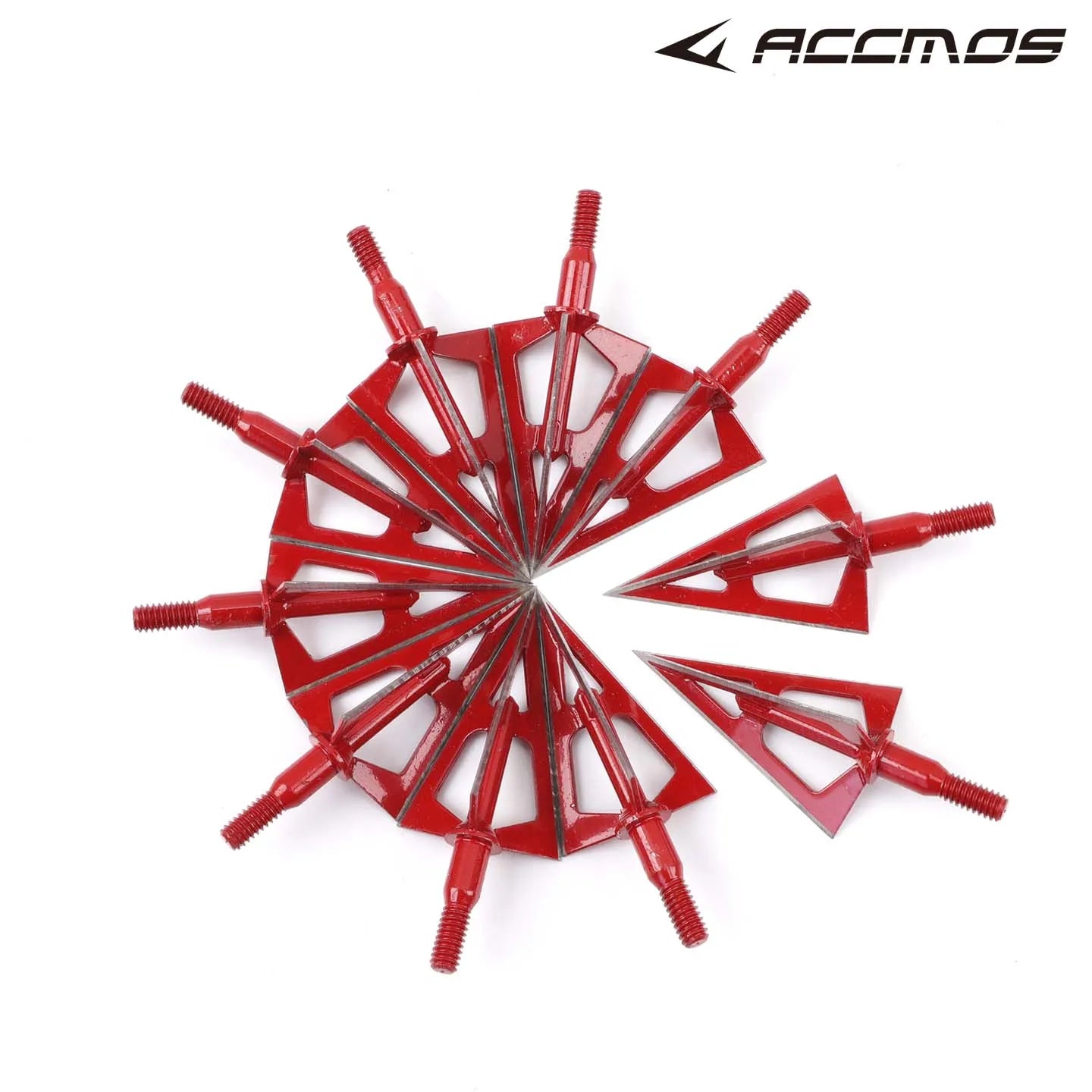 Archery Hunting Arrowheads 100 Grain 3-Blades Broadheads Box Arrow
