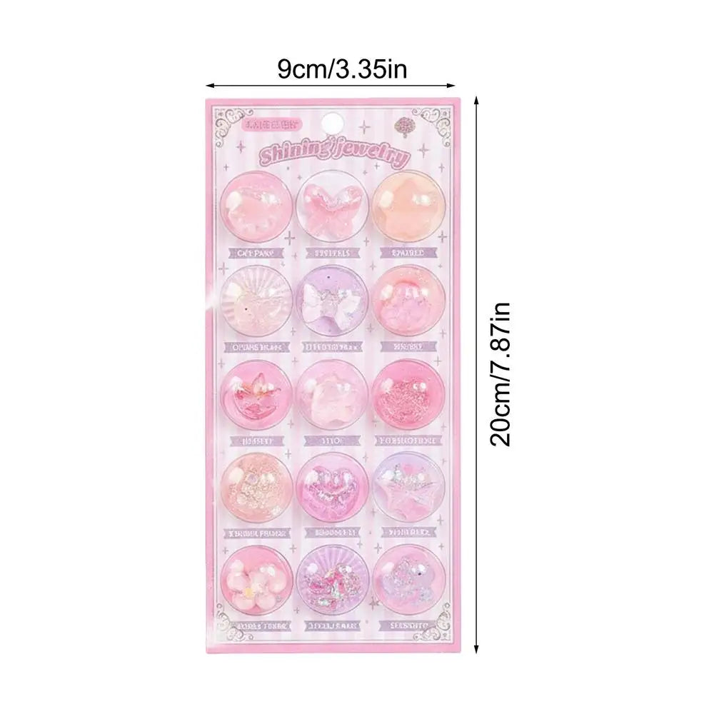 3D Space Capsule Cartoon Relief Stickers for Journals & Scrapbooks