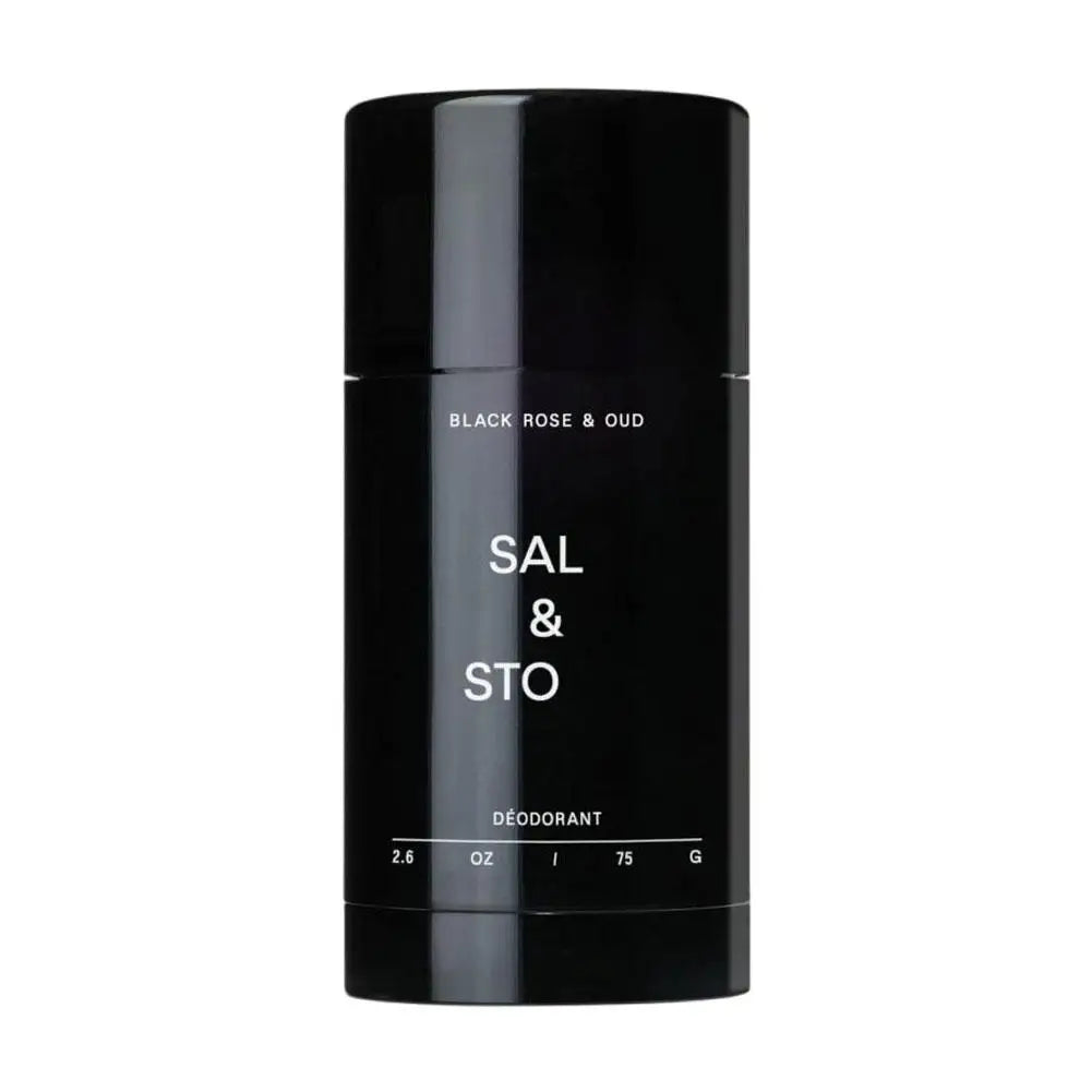 SALT& STONE Brand Deodorant Black Rose Oud Neroli Basil Eliminate Body Odors Fragrance Blam Stick Unisex Natural Plant Deodorant Peaceful Pleasures Health and Wellness black