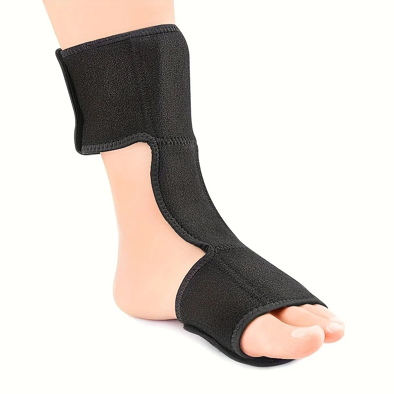 1PC Plantar Fasciitis Night Splint Adjustable Ankle Brace Foot Drop Brace for Plantar Fasciitis Arch Foot Pain Achilles banket Peaceful Pleasures Health and Wellness Black