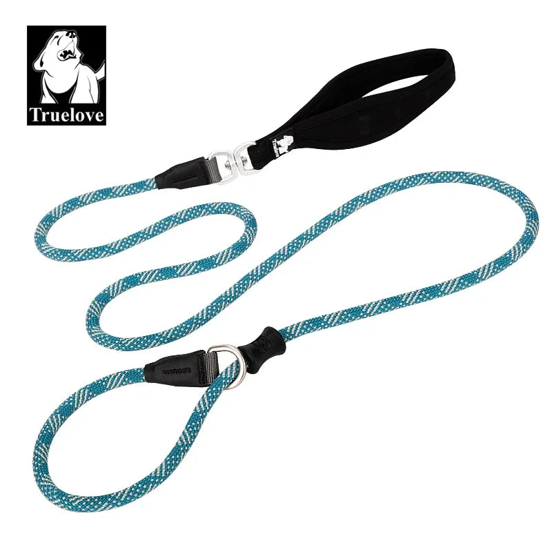 Truelove Slip Lead Training Leash for Dogs – TLL2575 Peaceful Pleasures Health and Wellness Blue L China Mainland