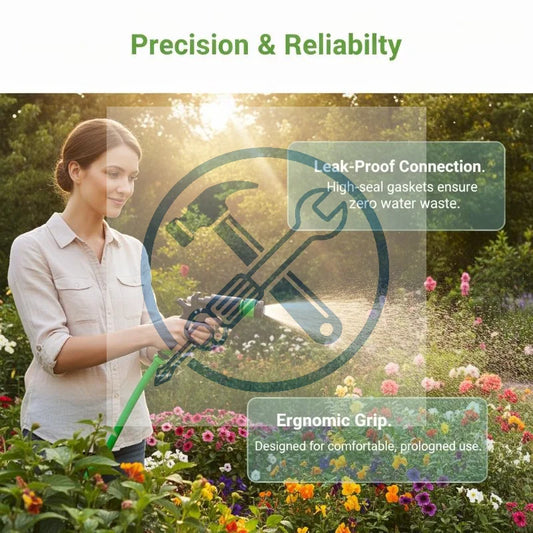 4-Piece Adjustable Garden Hose Spray Nozzle Set | Multi-Use Garden Hose Nozzle Set Peaceful Pleasures Health and Wellness Default Title