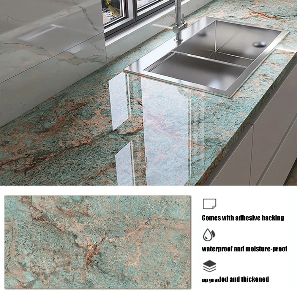 Peel & Stick Tile Wallpaper – Waterproof PVC Kitchen Sticker