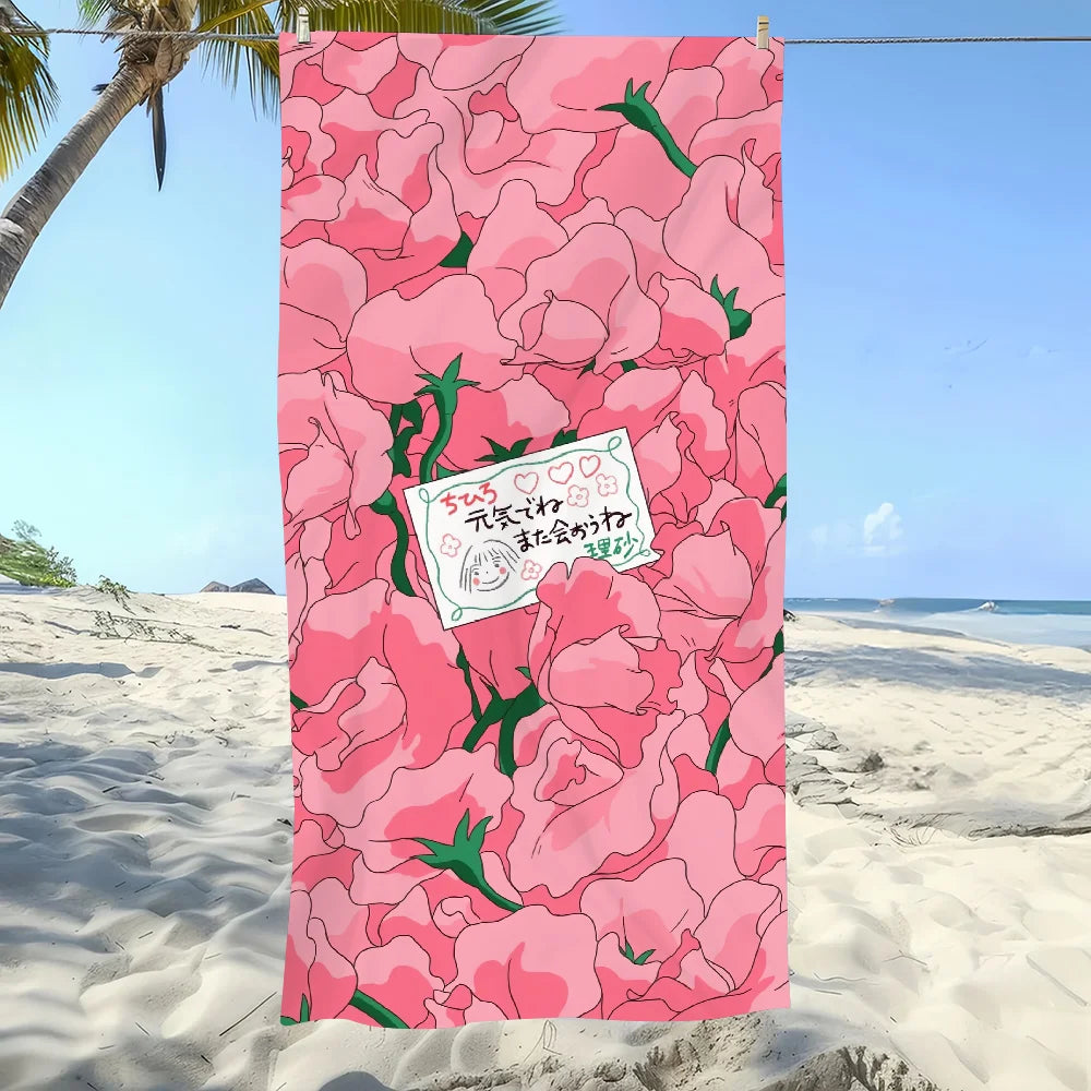 Anime Spirited Away Quick-Dry Beach Towel | 11 Sizes