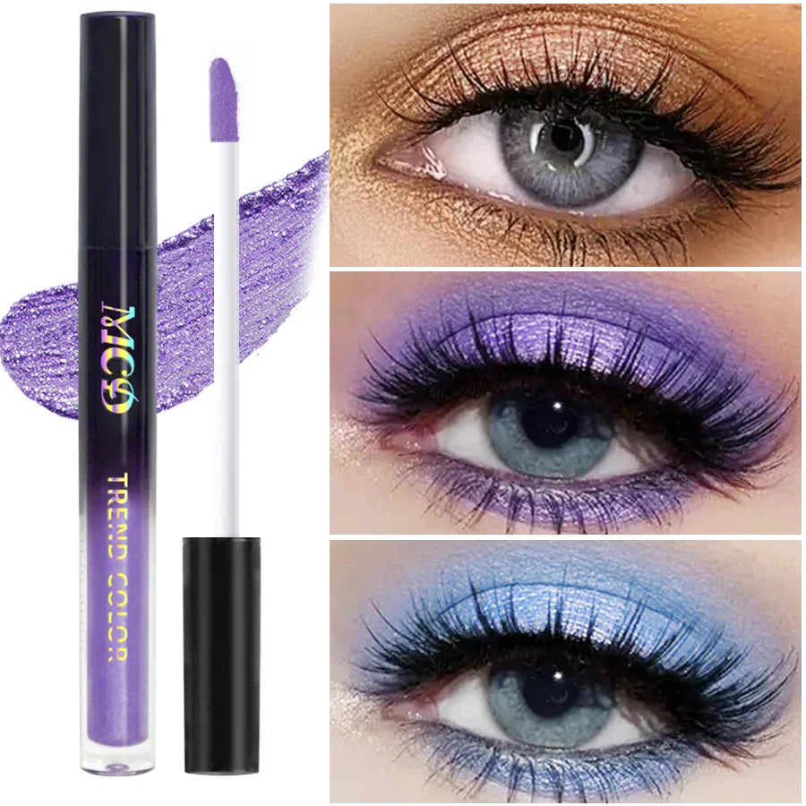 MCD 13-Shade Glitter Liquid Eyeshadow Palette – Waterproof