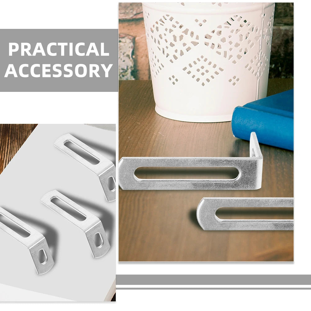 10pcs L-Shape Corner Bracket Metal Corner Brace Shelf Support Bracket Cabinet Support Fix Connector Furniture Hardware Accessory Peaceful Pleasures Health and Wellness