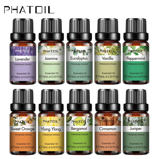 PHATOIL 10ml Pure Essential Oil – Lavender, Eucalyptus & Pine Aromatherapy Essential Oil Oasis Select
