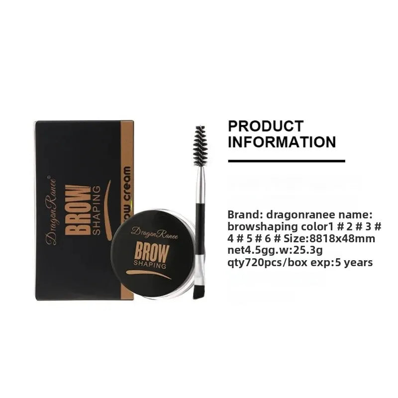 Dragon Ranee 6-Color Eyebrow Gel Kit | Waterproof Brow Styling