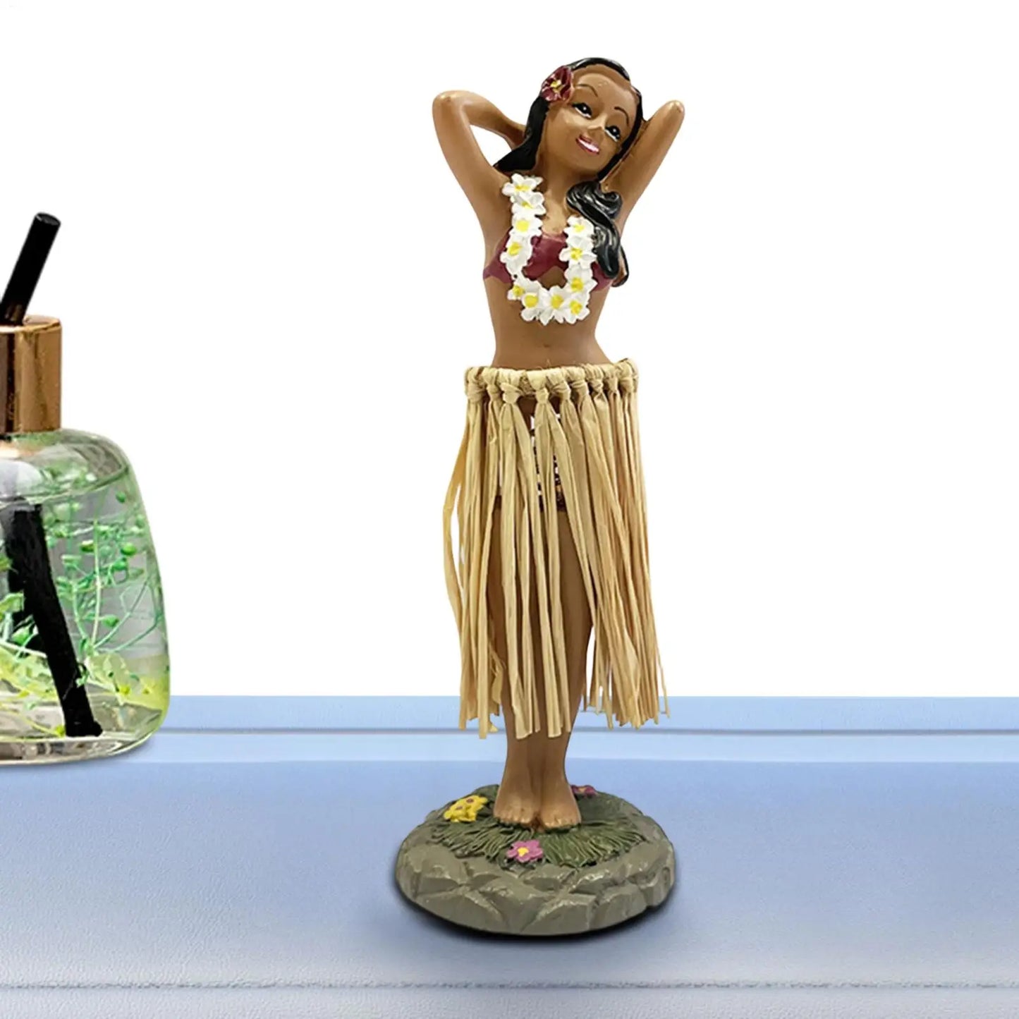 Hawaiian Hula Girl Dashboard Bobblehead Figurine | Car & Home Decor