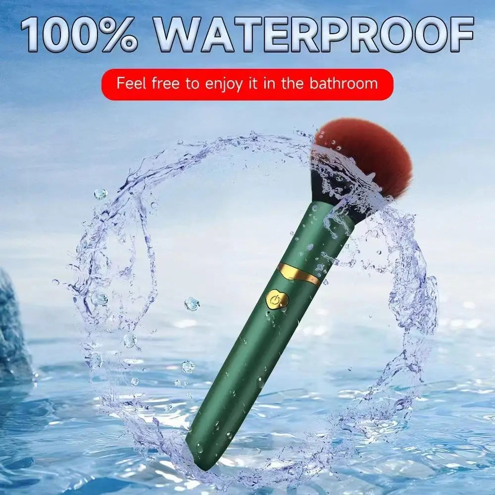 10-Speed Electric Vibrating Makeup Brush | USB Rechargeable