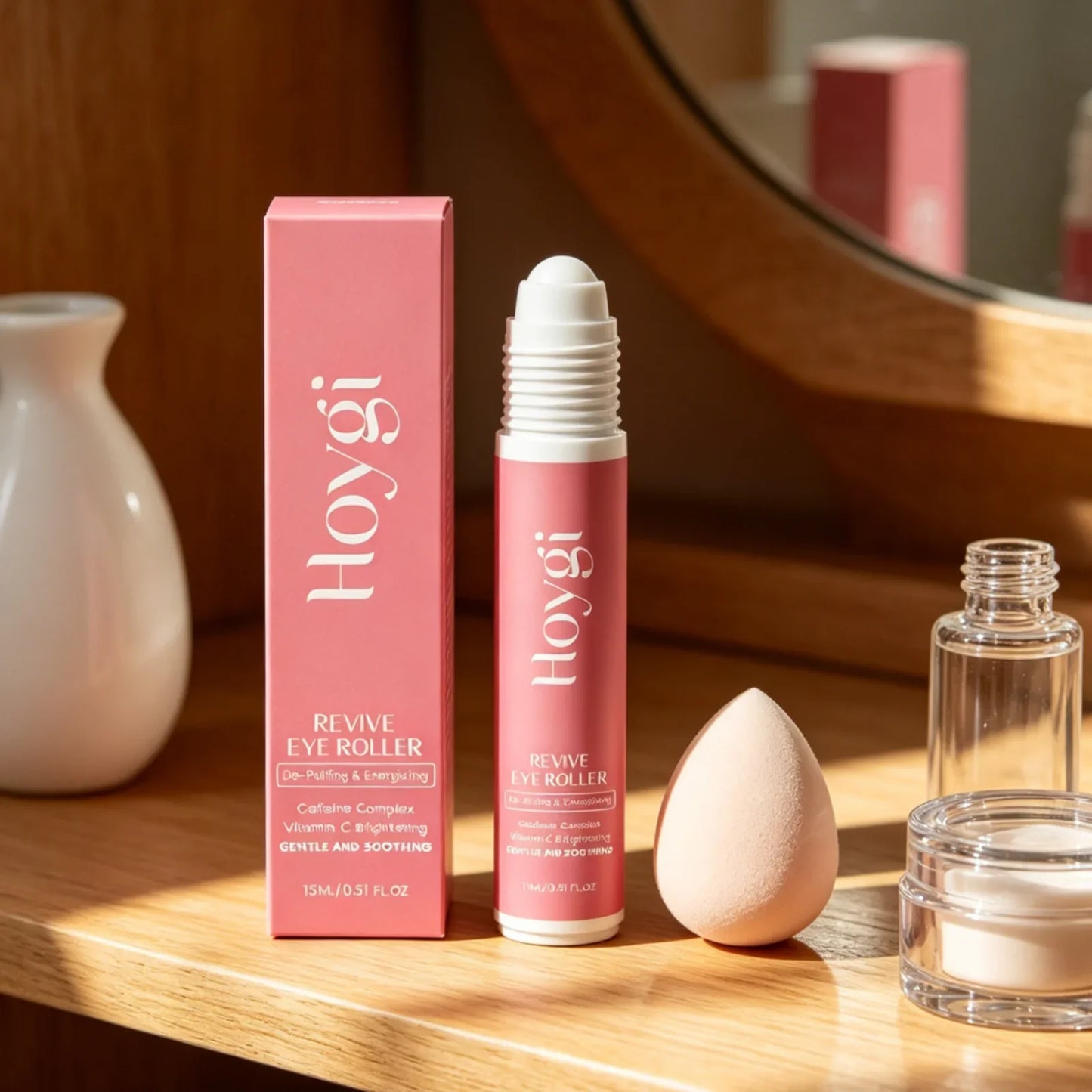 Hoygi Vitamin C Eye Roller Serum – Dark Circles & Puffiness