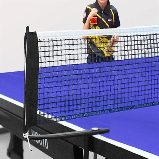 Polyester Cotton Ping Pong Table Tennis Net Polyethylene Portable Net Frame Standard Ping Pong Table Tennis Net Sport Peaceful Pleasures Health and Wellness