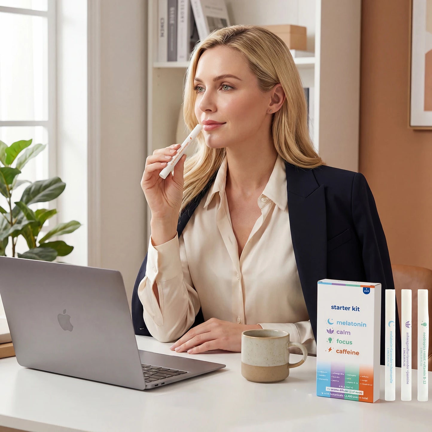4-in-1 Herbal Aroma Nasal Inhaler Sticks – Calm, Focus & Sleep