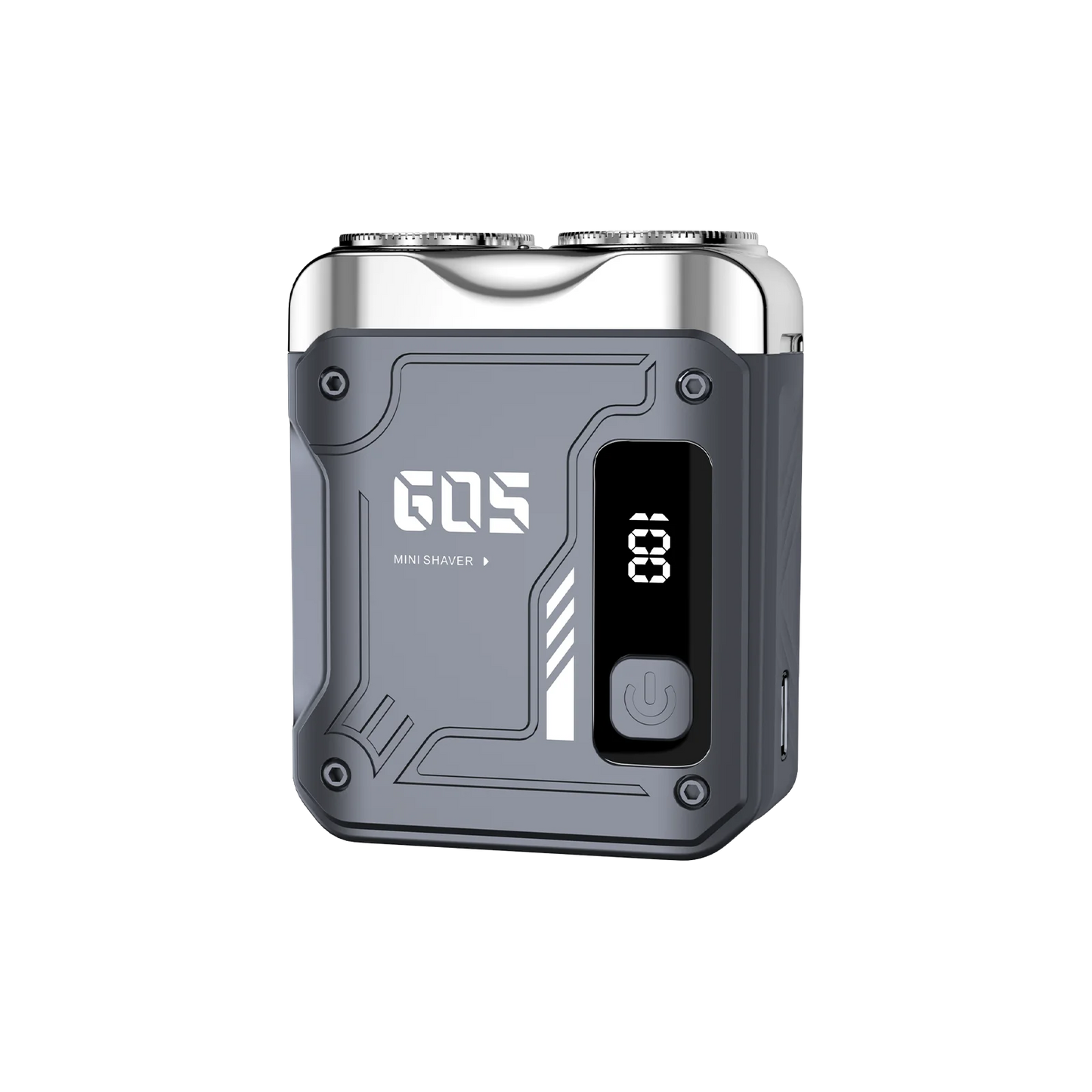 XMSJ Mini Rotary Electric Shaver – Digital Display & Dual Blades
