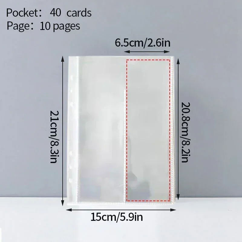 A5 Photocard Holder Kpop Photo Album for Photographs Photo Card Supplies Photocards Binding Binder Cards Skirt Polaroid Bikini 3 Peaceful Pleasures Health and Wellness 40cards 10pages1