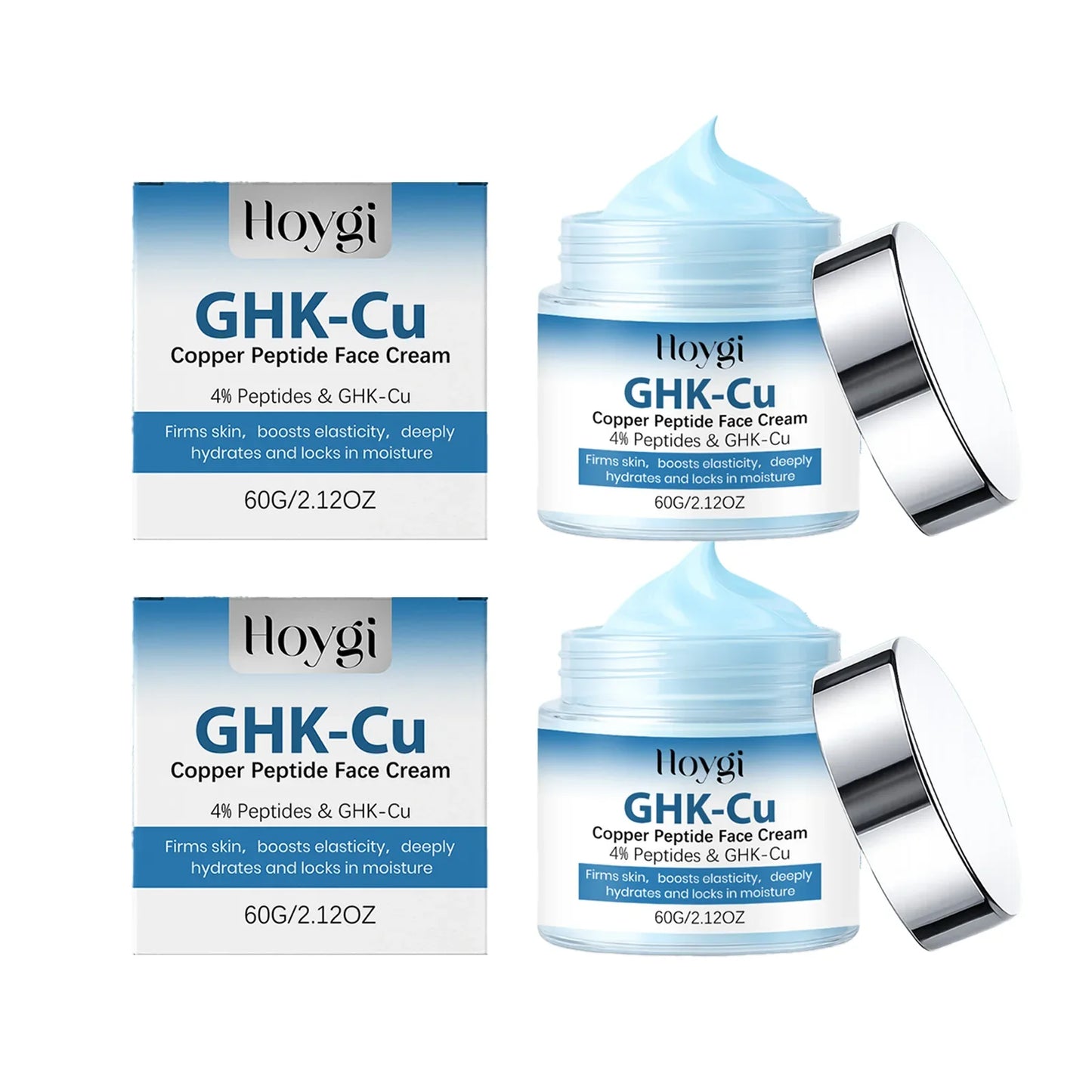 GHK-Cu Copper Peptide Face Cream 60g – Firm & Deep Hydration