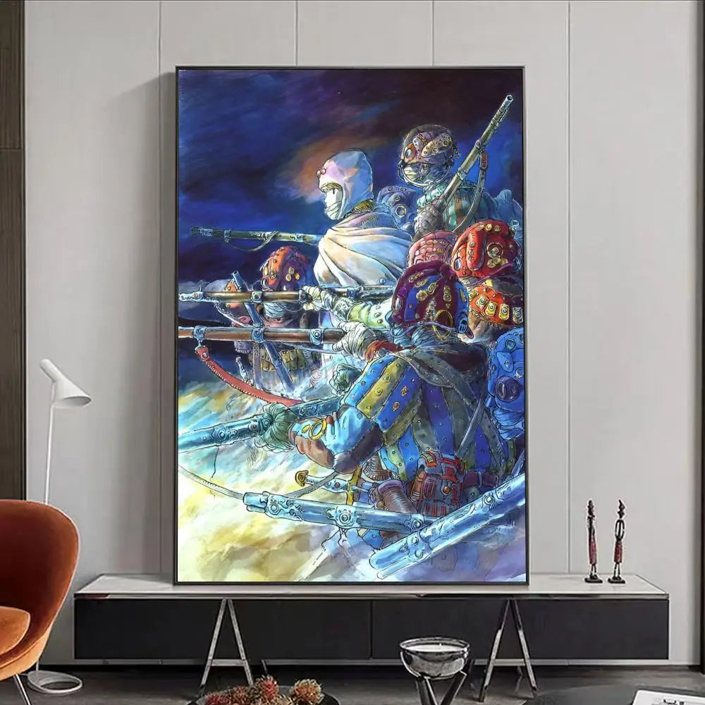Nausicaä of the Valley of the Wind Anime Canvas Wall Art Poster