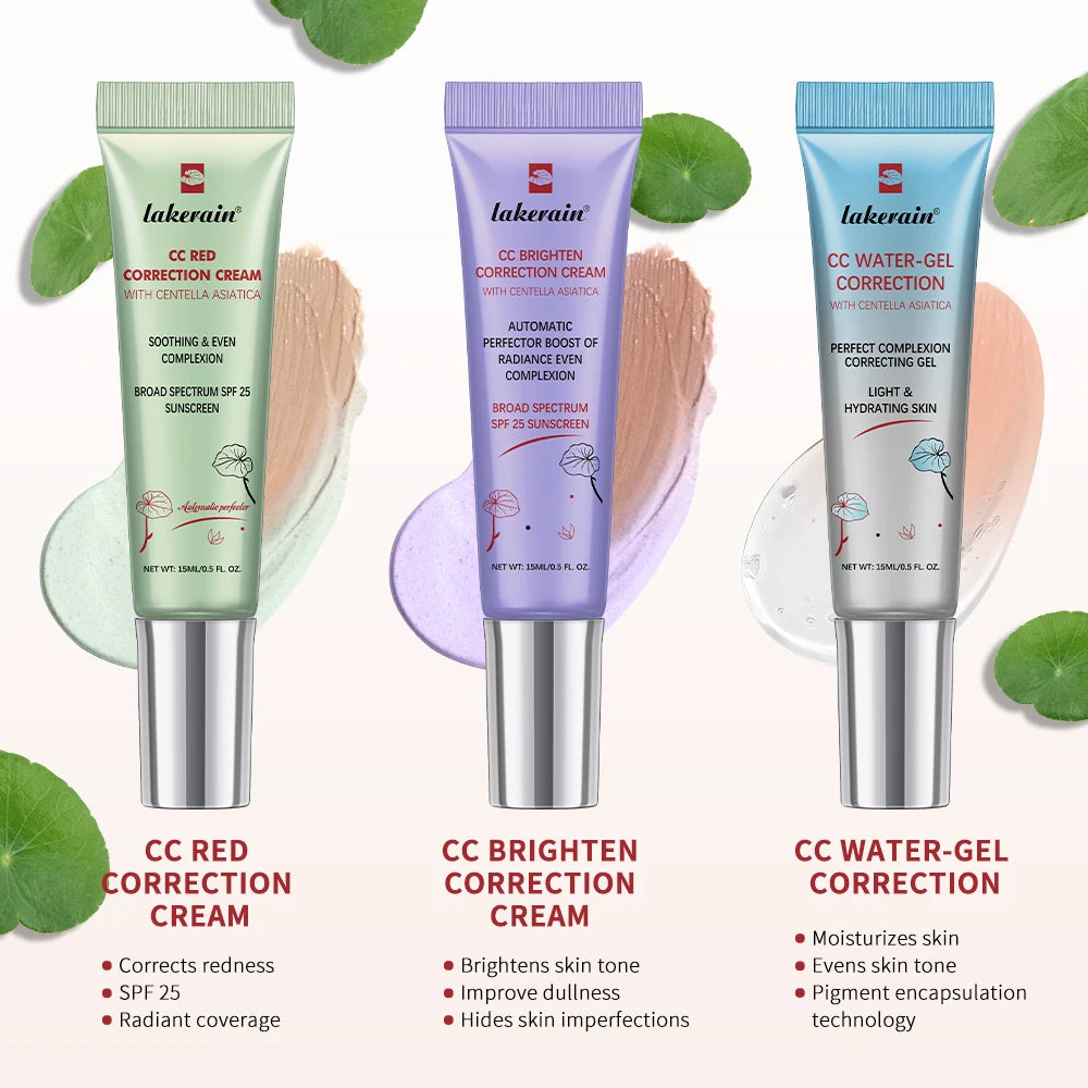 CC Cream Color Changing Liquid Foundation Centella Korean High Coverage Foundation Foundation Cream for Face Base Makeup Peaceful Pleasures Health and Wellness