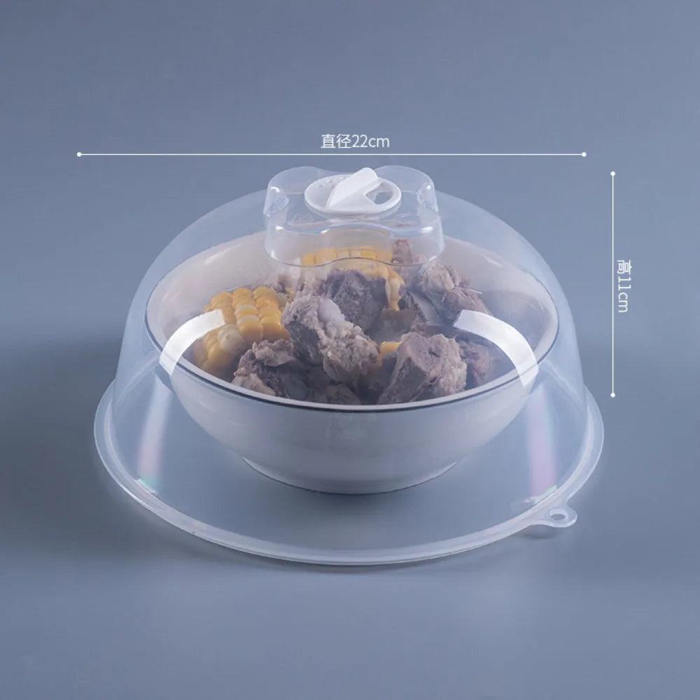 Transparent Microwave Splatter Cover | BPA-Free Dome Lid