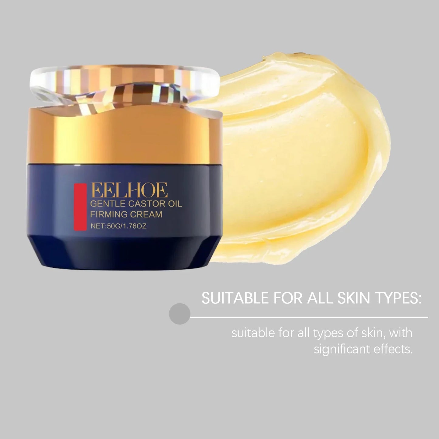 EELHOE Castor Oil Firming Face Cream – Anti-Aging Moisturizer