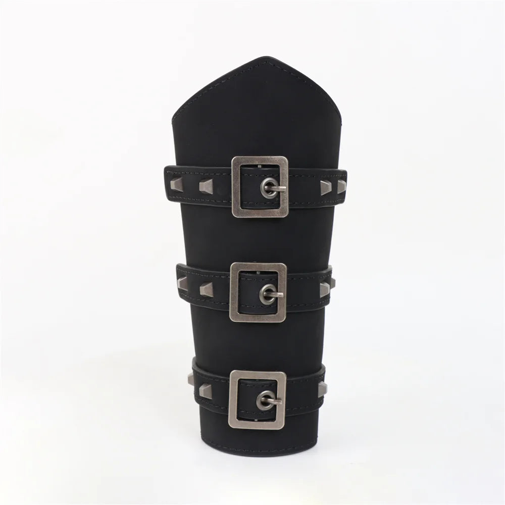 Medieval Men Cosplay Arm Warmers Lace-up Vintage Pirate Knight