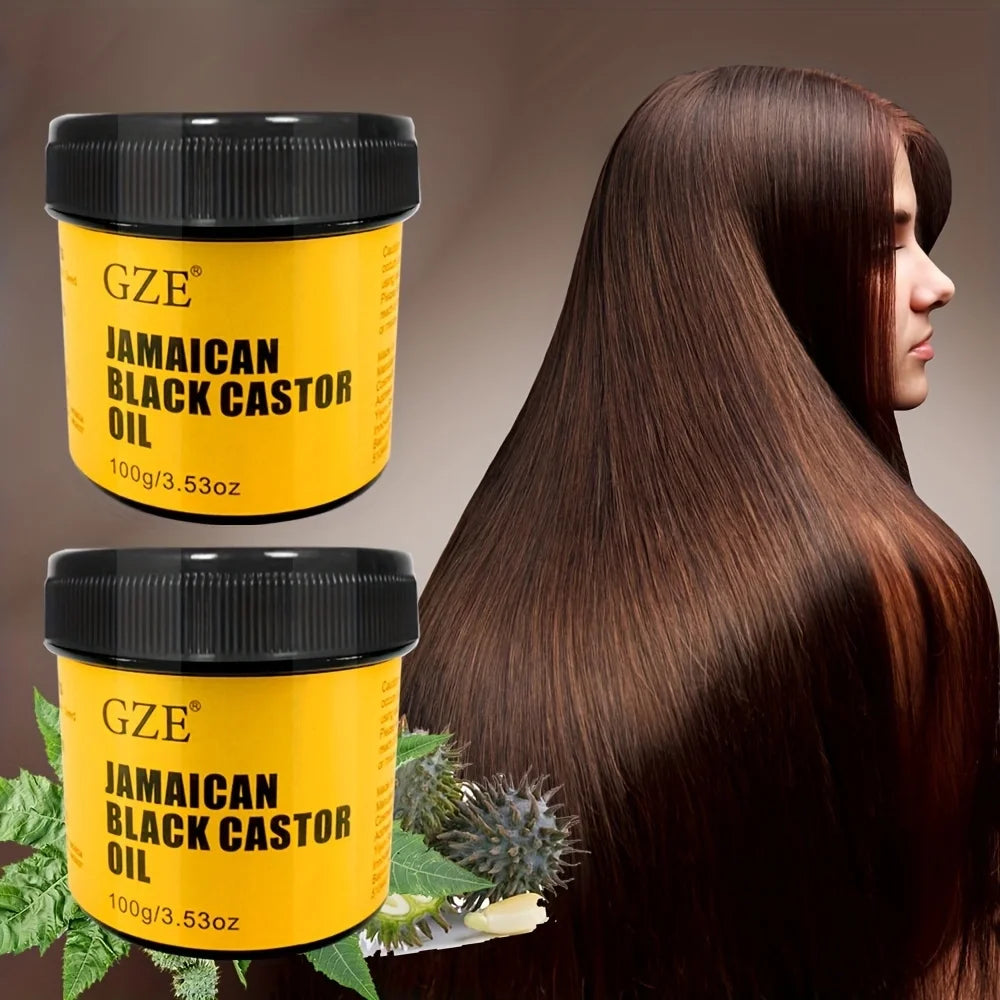 GZE Jamaican Black Castor Oil 2-Pack – Hair & Scalp Care