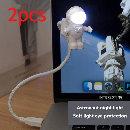 Astronaut USB Night Light Sound Sensor LED Lamp – Set of 2 USB LED Night Light Oasis Select
